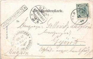 Gaisberg, Station Zistel Alpe. Friedr. Pflauder No. 3260. / railway station, train (EB)