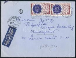 1968 Vence, Károlyi Mihályné Andrássy Katinka (1892-1985) saját kézzel írt levele Szekeres György (1...