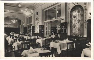 1939 Budapest I. Spolarich féle Zöldfa étterem, belső. Krisztina tér 9.