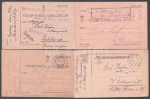 cca 1914-17 össz. 10 db I. világháborús tábori postai levelezőlap, mind Gerő Zsófiának (1895-1966), ...