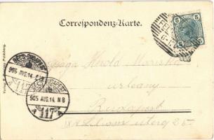 1905 Valtice, Feldsberg; Klosterkirche und Krankenhaus der barmherzigen Brüder. F. Pateisky / church...