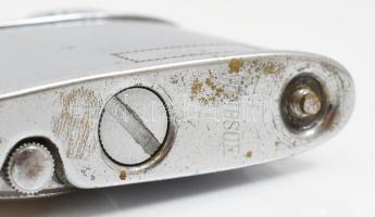 Windsor  fém ögyújtó, windsor márkájú kézi felhúzós beépített órával, 5,5x5cm