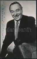 Bilicsi Tivadar (1901-1981) színész aláírása őt ábrázoló képen
