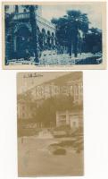 Abbazia, Opatija; - 13 db RÉGI városképes lap (közte 2 fotó) / 13 pre-1945 town-view postcards (incl...