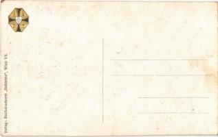 Das Treue Deutsche Herz. Viribus Unitis / Franz Joseph and Wilhelm II. Art Nouveau s: Georg Berger (...