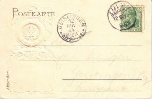 1904 Deutscher Flottenverein. Chromolith. Kunstanstalt Wolfrum & Hauptmann 19003. / Német hadite...
