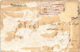 Gruss aus dem Manöver. Lieb Vaterland magst ruhig sein! Kasier Wilhelm II, Durch dick u. dünn! Allhe...