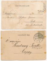 Sopron - 6 db RÉGI városképes lap / 6 pre-1945 town-view postcards