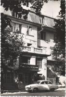 1957 Balatonfüred, Hotel Aranycsillag szálloda, automobil. Képzőművészeti Alap Kiadóvállalat (EK)