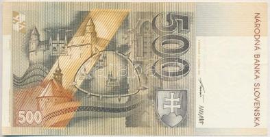 Szlovákia 1993. 500K "F10477947" T:III szép papír
Slovakia 1993. 500 Korun "F1047794...