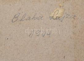 Blaha Lujza (1850-1926) színésznő, keményhátú fotó Strelisky műterméből, foltos, üvegezett keretben,...