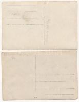 1918 Abbazia, Optaija; - 2 db RÉGI fotó képeslap / 2 pre-1945 photo postcards