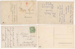 5 db RÉGI újévi üdvözlőlap / 5 pre-1945 New Year greeting postcards