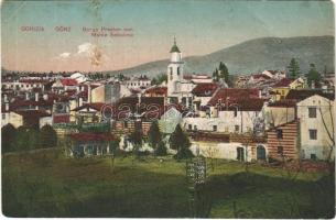 Gorizia, Görz, Gorica; Borgo Prestan con Monte Sabotino (EB)