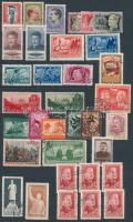 Sztálin gyűjtemény berakólapon: 54 db bélyeg és 3 db blokk / Stalin lot: 54 stamps and 3 blocks