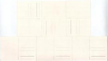 24 db Miki-egér levelezőlap. Rajzolta: Bisztriczky József. Földes Ede kiadása - Teljes képeslap soro...