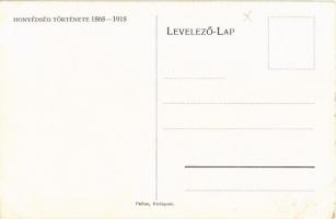 Honvédgyalogság 1869-ben. Honvédség története 1868-1918 / Austro-Hungarian K.u.K. military art postc...