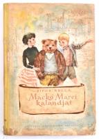 Sipos Bella: Mackó Marci kalandjai. Bukarest, 1963, Ifjúsági Könyvkiadó. Egész vásznas kötésben, kissé kopottas állapotban.
