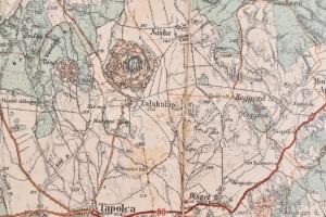 1929 A Balaton és környéke, 4 db-os térképsorozat