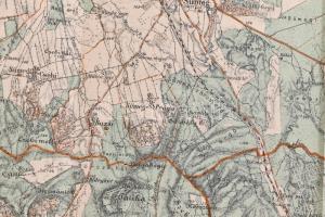 1929 A Balaton és környéke, 4 db-os térképsorozat