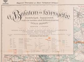 1929 A Balaton és környéke, 4 db-os térképsorozat