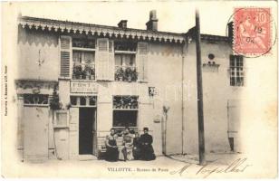 1904 Villotte, Bureau de Poste / post office (fl)