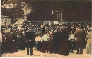 Lourdes, Un Sermon a la Grotte / pilgrimage site (Rb)