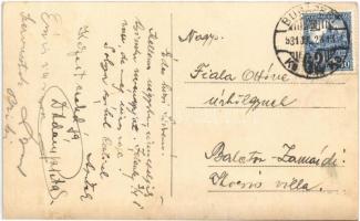 1931 Budapest III. Újlak, Sipos halászlét megízlelni élvezet, halászcsárda kertje. Lajos utca 46. ph...