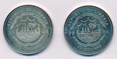 Libéria 2004. 10$ "Szabadság pillanatai - Jean d'Arc az Orelans-i szűz 1429" multicol...