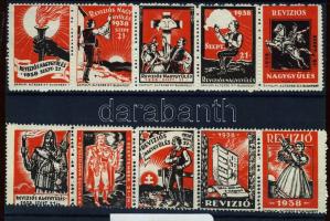 1938 Revíziós Nagygyűlés 10 db-os sor