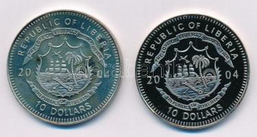 Libéria 2004. 10$ "Szabadság pillanatai - Makkabeus lázadás i.e. 167" multicolor + 10$ &qu...