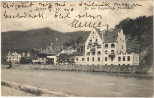 1908 Bressanone, Brixen (Südtirol); Dr. von Guggenbergs Heilanstalt / sanatorium (pinhole)
