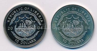 Libéria 2004. 10$ "Szabadság pillanatai - Rákóczi szabadságharc 1703" multicolor + 10$ &qu...