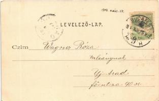 1904 Budapest III. Óbuda, Jó pásztor zárda. Divald Károly (EK)