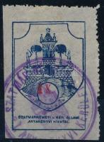 1910 Szatmárnémeti 1K helyi illetékbélyeg / fiscal stamp