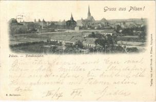 1898 Plzen, Pilsen; Totalansicht / general view (EK)