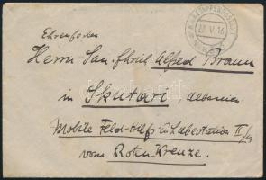 1916 Tábori posta levél "Gericht des k.u.k. Kreiskommandos in Niksic (Montenegro)" + "...