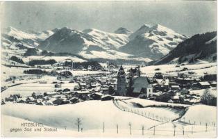 Kitzbühel (Tirol), gegen Süd und Südost / general view in winter. Fotografie u. Verlag v. Josef Herold (EK)