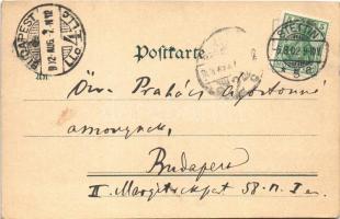 1902 Szczecin, Stettin; Kaiser Wilhelm Strasse / street view (EK)