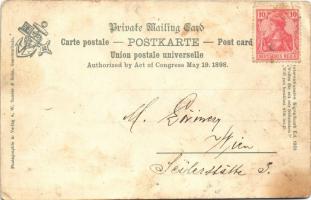 RPD "Zieten" Norddeutscher Lloyd Bremen. Die beste Glückwünsche zum neuen Jahre / German s...