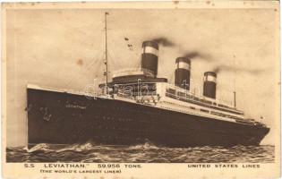 SS Leviathan. United States Lines ocean liner (fl)