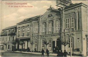 1909 Esztergom, Magyar kir. posta és távirda hivatal. W.L. 125. (EK)