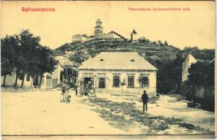 1914 Pannonhalma, Győrszentmárton; utca, Wágner Géza üzlete. W.L. 2505.