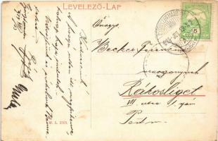 1914 Pannonhalma, Győrszentmárton; utca, Wágner Géza üzlete. W.L. 2505