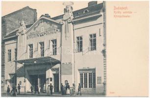 Budapest VII. Király utca, Király színház, emeleti zártszék karzati ülő bejárata. Taussig Arthur 5466.