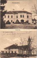 1928 Kömlőd, Holitscher kastély, református templom és iskola