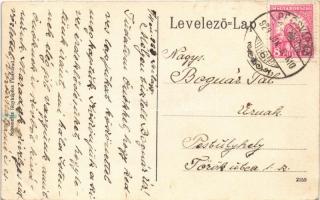 1929 Szilágy (Pécsvárad), Római katolikus templom, községháza, fogyasztási szövetkezet üzlete. Schem...