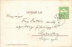 1913 Szügy (Balassagyarmat), Ágostai evangélikus templom, fogyasztási szövetkezeti ház üzlete és saj...