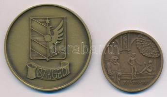 DN "Szeged" a Szegedi Dómot ábrázoló Br emlékérem (60mm) + Fritz Mihály (1947-) 1983. &quo...