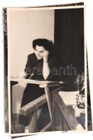 cca 1900 -1970 Kb. 136 db fénykép nőkről, 8,5×6 és 18×12,5 cm közötti méretben
